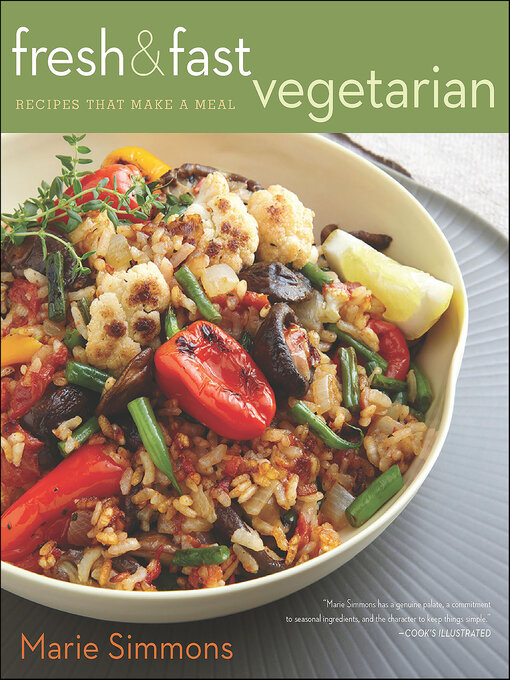 Title details for Fresh & Fast Vegetarian by Marie Simmons - Wait list